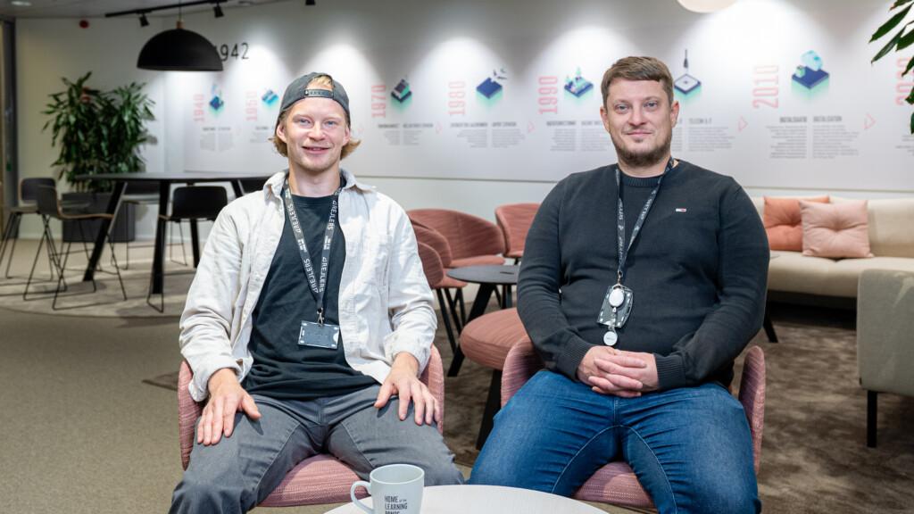 Kuvassa Rejlersin rakentamisen projektipäälliköt Eero Timonen ja Eero Teurokoski